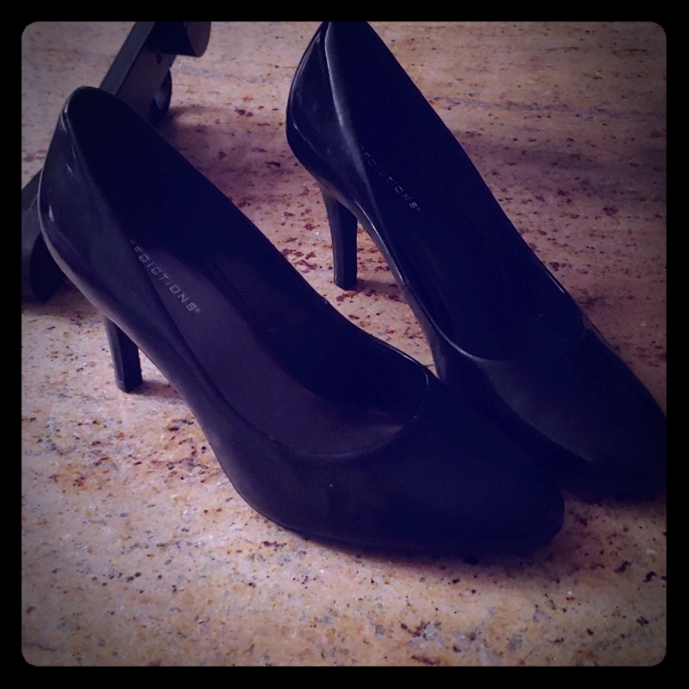 Black Patent Pumps